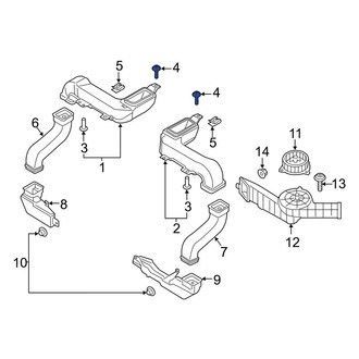 Lincoln OE - Fender Support Bolt