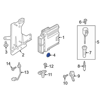 Lincoln OE - Engine Control Module (ECM) Nut