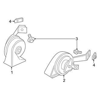 Lincoln OE - Electrical - Horn (3.0L)