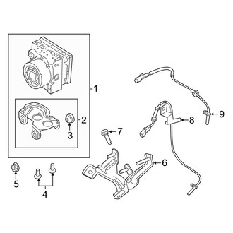 Lincoln OE - Electrical - ABS Components (Base)