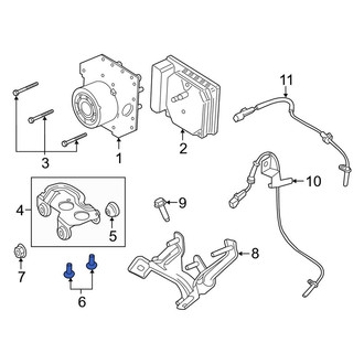 Lincoln OE - ABS Hydraulic Assembly Screw