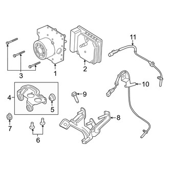 Lincoln OE - Electrical - ABS Components