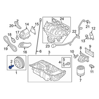 Lincoln OE - Engine Crankshaft Pulley Bolt