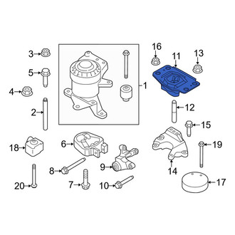 Lincoln OE - Upper Automatic Transmission Mount