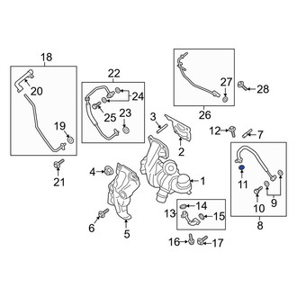 Lincoln OE - Turbocharger Oil Line Gasket