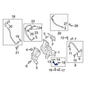 Lincoln OE - Turbocharger Oil Line