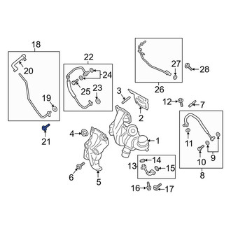 Lincoln OE - Turbocharger Oil Line Bolt