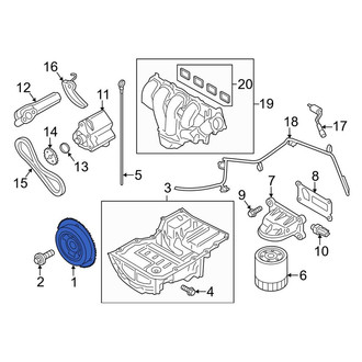 Lincoln OE - Engine Crankshaft Pulley