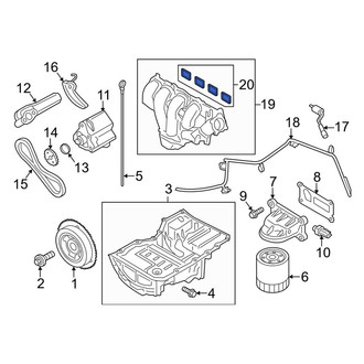 Lincoln OE - Engine Intake Manifold Gasket