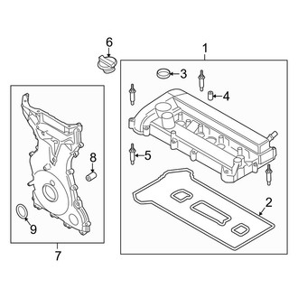 Lincoln OE - Engine / Transaxle - Valve & Timing Covers