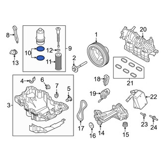 Lincoln OE - Engine Oil Filter Housing Gasket