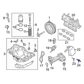 Lincoln OE - Engine Air Intake Hose Nut
