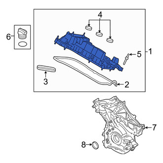 Lincoln OE - Left Engine Valve Cover