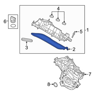 Lincoln OE - Left Inner Engine Valve Cover Gasket