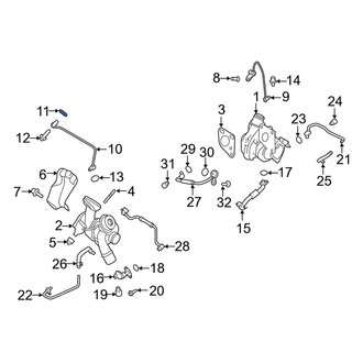 Lincoln OE - Turbocharger Oil Line Gasket