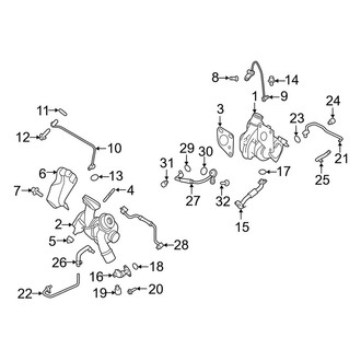 Lincoln OE - Engine / Transaxle - Turbocharger & Components (3.0L)
