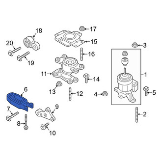 Lincoln OE - Lower Automatic Transmission Mount