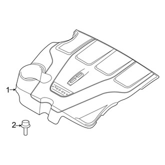 Lincoln OE - Engine / Transaxle - Engine Appearance Cover (3.0L)