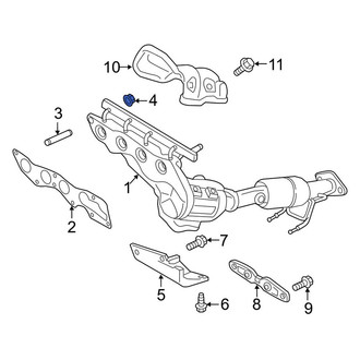 Lincoln OE - Drive Shaft Center Support Nut