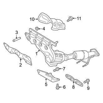 Lincoln OE - Exhaust System - Manifold (FULL HYBRID EV-GAS (FHEV))