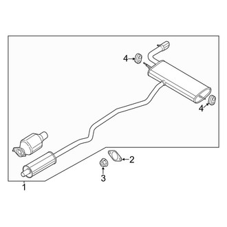 Lincoln OE - Exhaust System - Exhaust Components