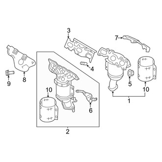 Lincoln OE - Exhaust System - Manifold (3.7L)