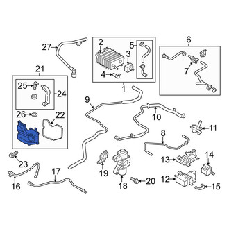 Lincoln OE - Vapor Canister Purge Valve Assembly