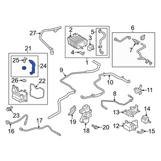 Lincoln OE - PCV Valve Hose