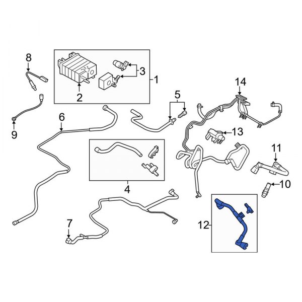 Evaporative Emissions System Lines