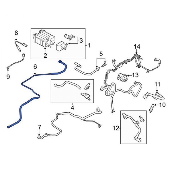 Evaporative Emissions System Lines