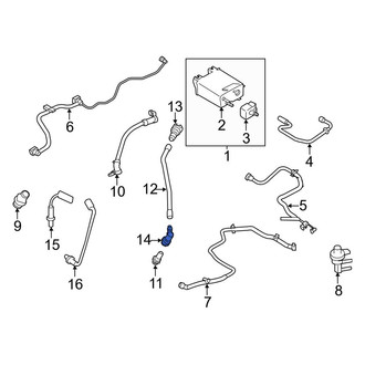 Lincoln OE - PCV Valve Elbow