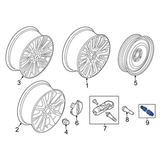 Lincoln OE - Wheel Lock Set