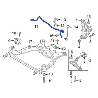 Lincoln OE - Front Suspension Stabilizer Bar