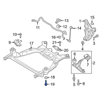 Lincoln OE - Suspension Crossmember Bolt