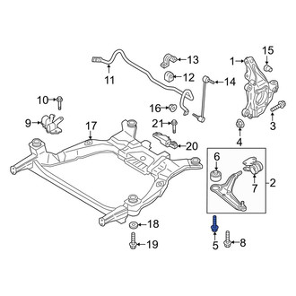 Lincoln OE - Front Lower Suspension Control Arm Bolt