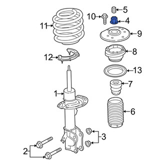 Lincoln OE - Upper Suspension Strut Nut