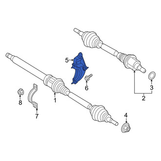 Lincoln OE - CV Axle Shaft Carrier Bearing Bracket