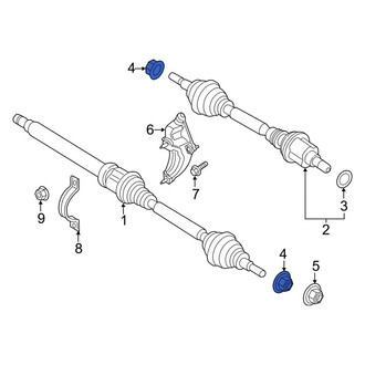 Lincoln OE - Front CV Joint Washer