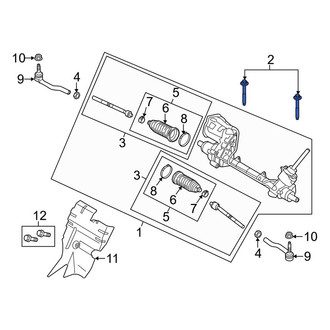 Lincoln OE - Rack and Pinion Bolt