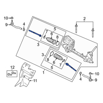 Lincoln OE - Right Outer Steering Tie Rod End