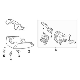 Lincoln OE - Steering Column - Shroud, Switches & Levers
