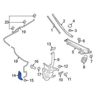 Lincoln OE - Windshield Washer Pump