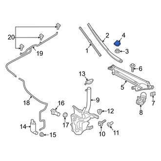 Lincoln OE - Wiper Arm Cap