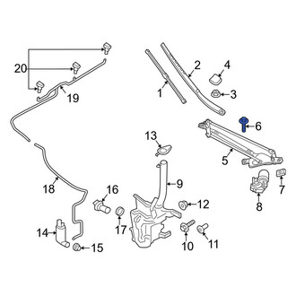 Lincoln OE - Wiper Linkage Bolt