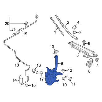 Lincoln OE - Washer Fluid Reservoir