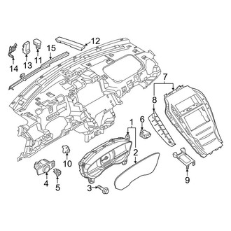 Lincoln OE - Instrument Panel - Cluster & Switches
