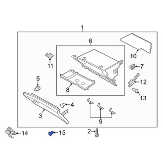 Lincoln OE - Front Glove Box Lock Kit