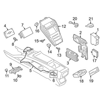 Lincoln OE - Instrument Panel - Sound System (11, 14 Speaker Audio Receiver)