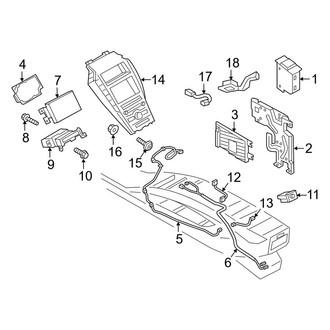 Lincoln OE - Instrument Panel - Sound System (20 Speaker Audio Receiver)