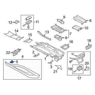 Lincoln OE - Console Panel Clip